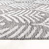 Tapis d'extérieur rond - Summer Leaves Gris - thumbnail 6