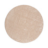 Tapis rond à poils longs - Glazy Crème - thumbnail 1