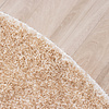 Tapis rond à poils longs - Glazy Crème - thumbnail 5