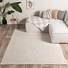 Tapis japandi - Yori Geo Crème/Blanc - thumbnail