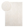 Tapis japandi - Yori Geo Crème/Blanc - thumbnail 1
