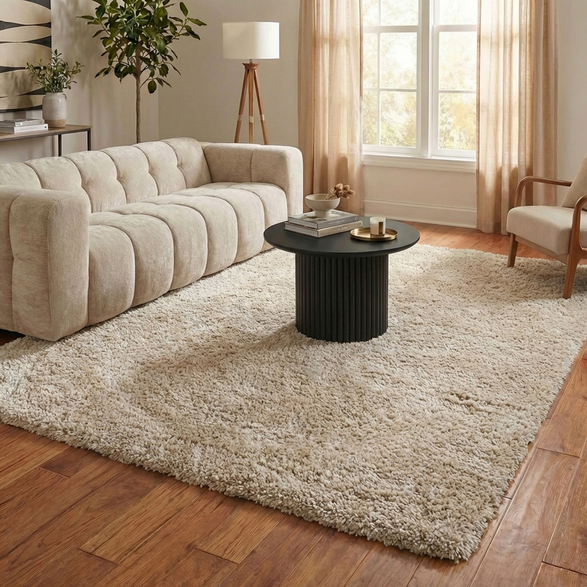 Tapis shaggy - Blaze Beige