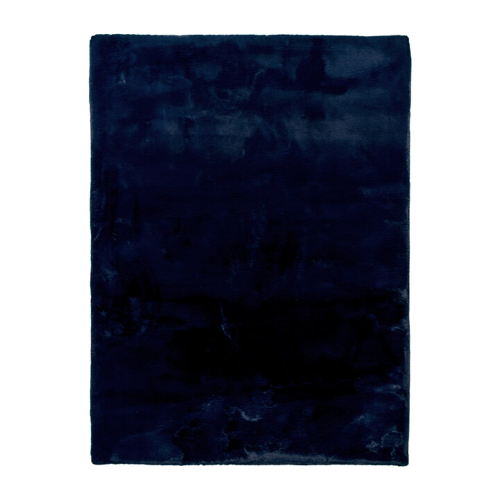 Tapis doux à poils longs - Comfy Supreme Bleu Foncé