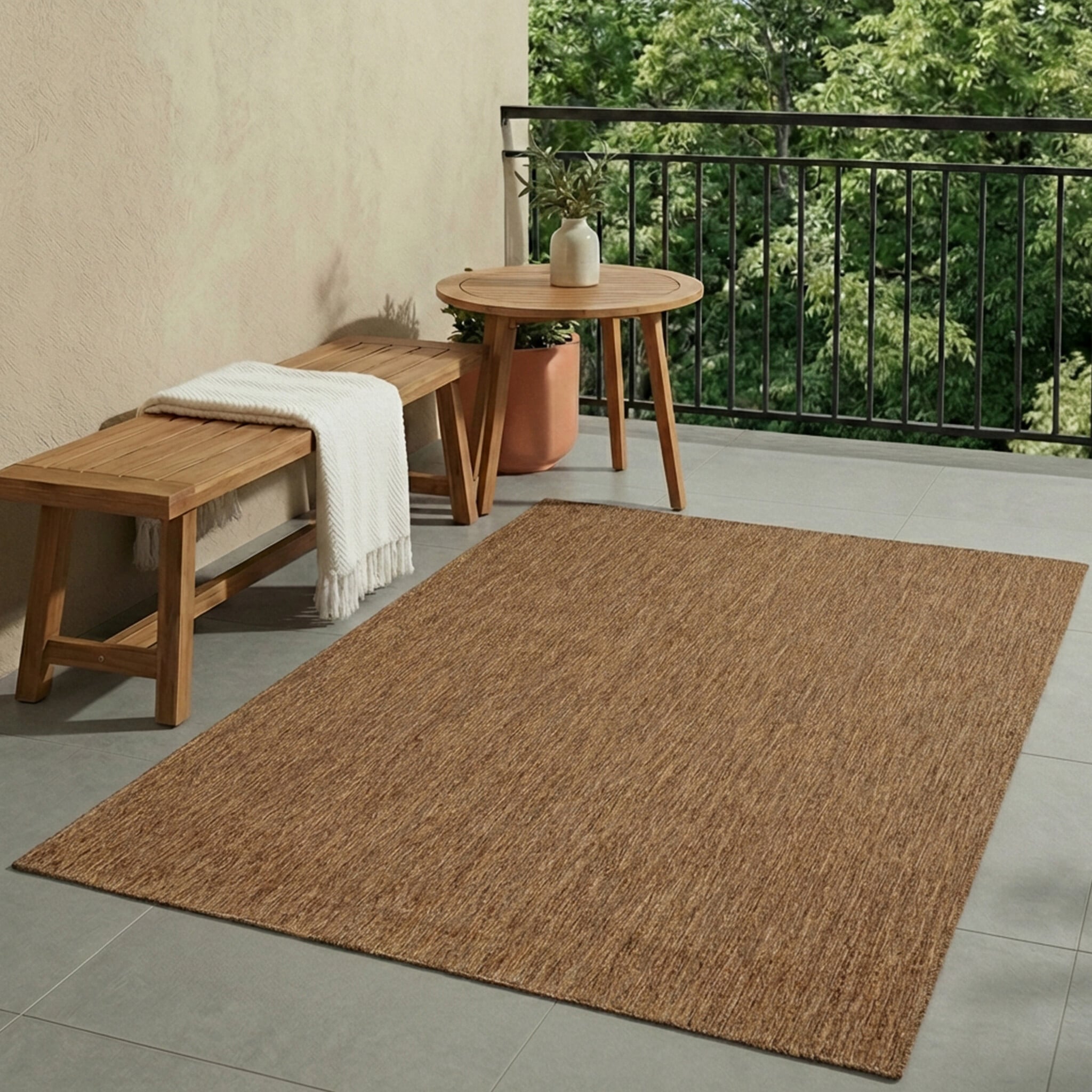 Tapis d'extérieur - Costa Cognac