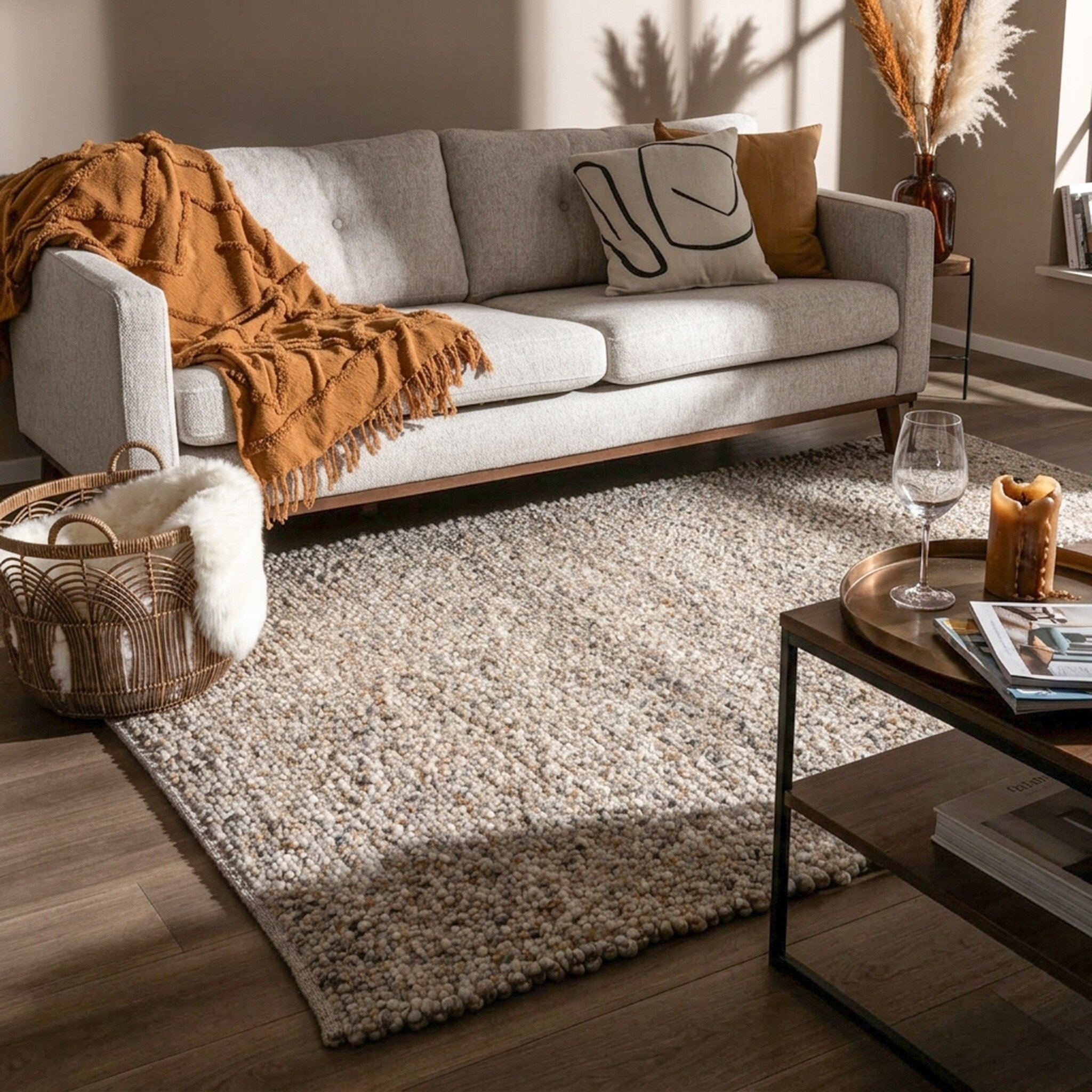 Tapis en laine - Oliver Naturel