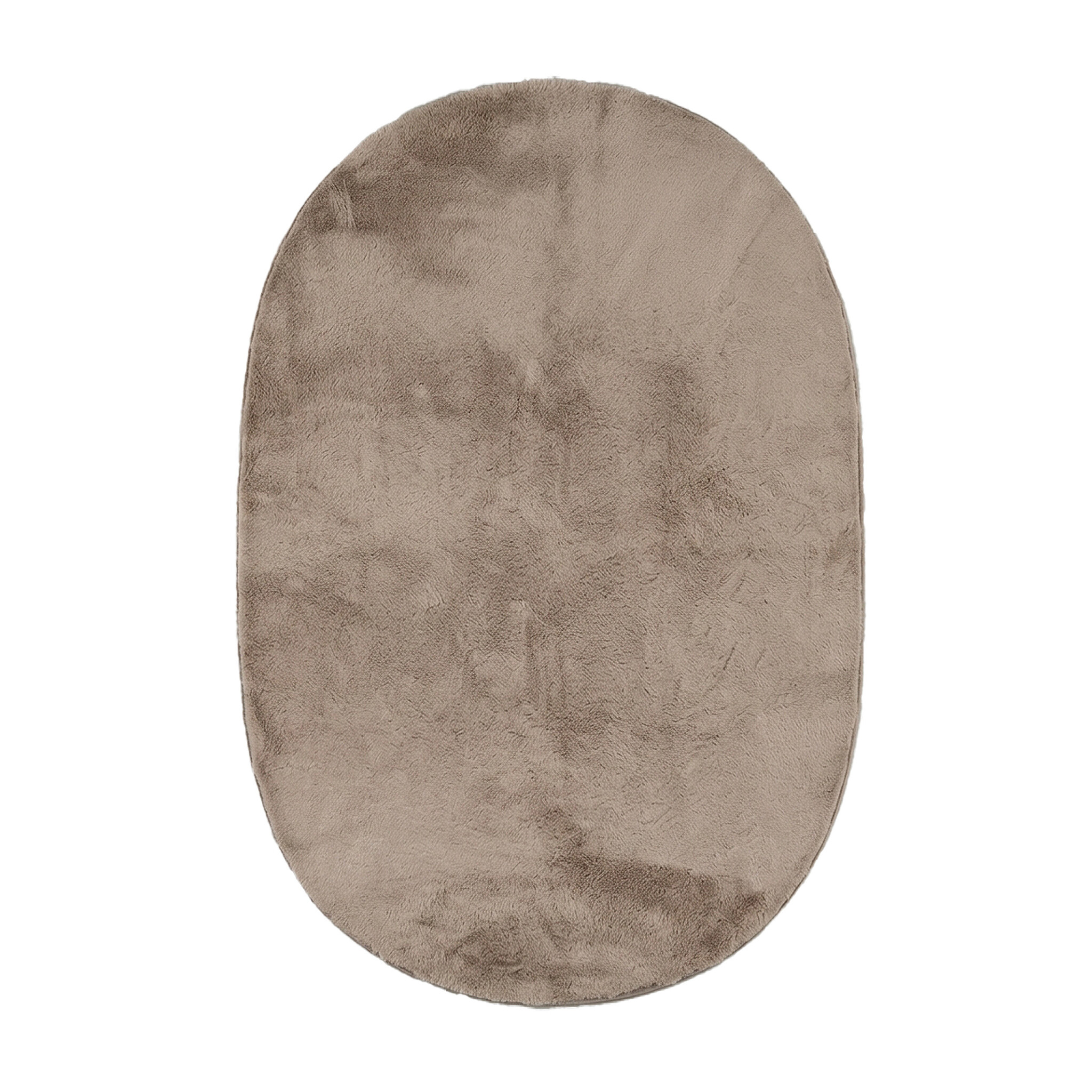 Tapis ovale à poils ras - Cozy Taupe - sfeer