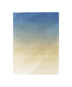Tapis abstrait – Mellow Bleu/Jaune