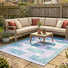 Tapis d'intérieur et d'extérieur rétro - Pop Lines Lilas - thumbnail