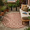 Tapis d’extérieur rond – Rio Flower Rose - thumbnail