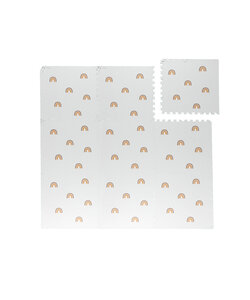 Tapis puzzle en mousse - Alfie XL Rainbow Blanc