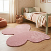 Tapis Enfant Lavable – Coco Papillon Rose Foncé - thumbnail