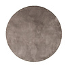 Tapis rond en viscose lavable - Vive Taupe - thumbnail 1