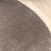 Tapis rond en viscose lavable - Vive Taupe - thumbnail 4