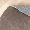 Tapis rond en viscose lavable - Vive Taupe - thumbnail 6