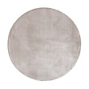 Tapis rond en viscose lavable - Vive Gris - thumbnail 1