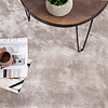 Tapis rond en viscose lavable - Vive Gris - thumbnail 3