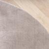 Tapis rond en viscose lavable - Vive Gris - thumbnail 4