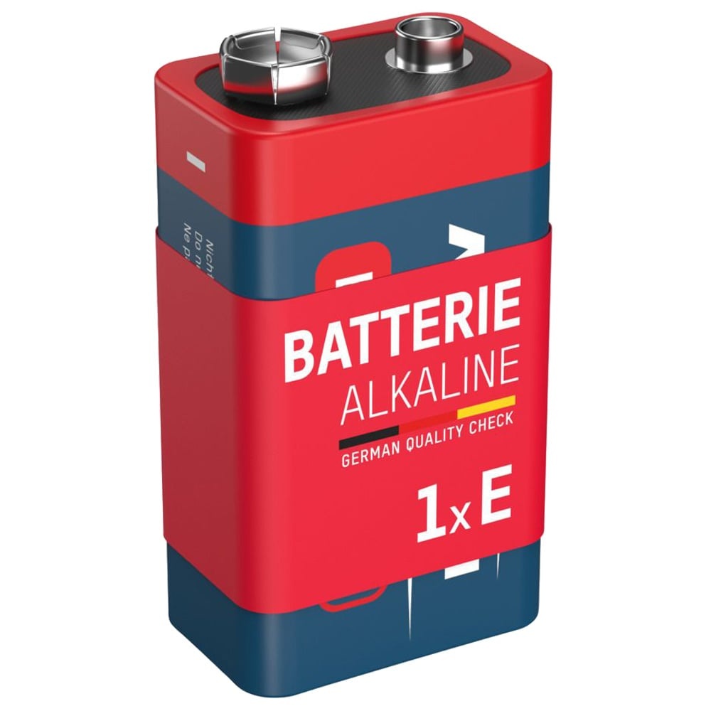 9V E-Blok Batterij Alkaline