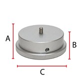 Statief Adapter 5/8" naar 1/4" Draaibaar