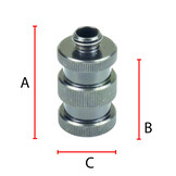 Adapter 5/8" naar 5/8" verlengstuk