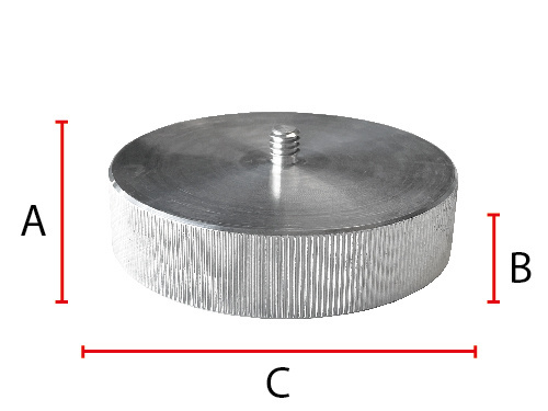 Adapter 5/8" naar 1/4" Groot (N)