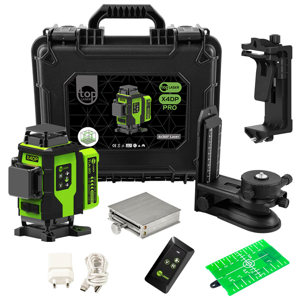 X4DP PRO 4x360° 4D Lijnlaser Groen