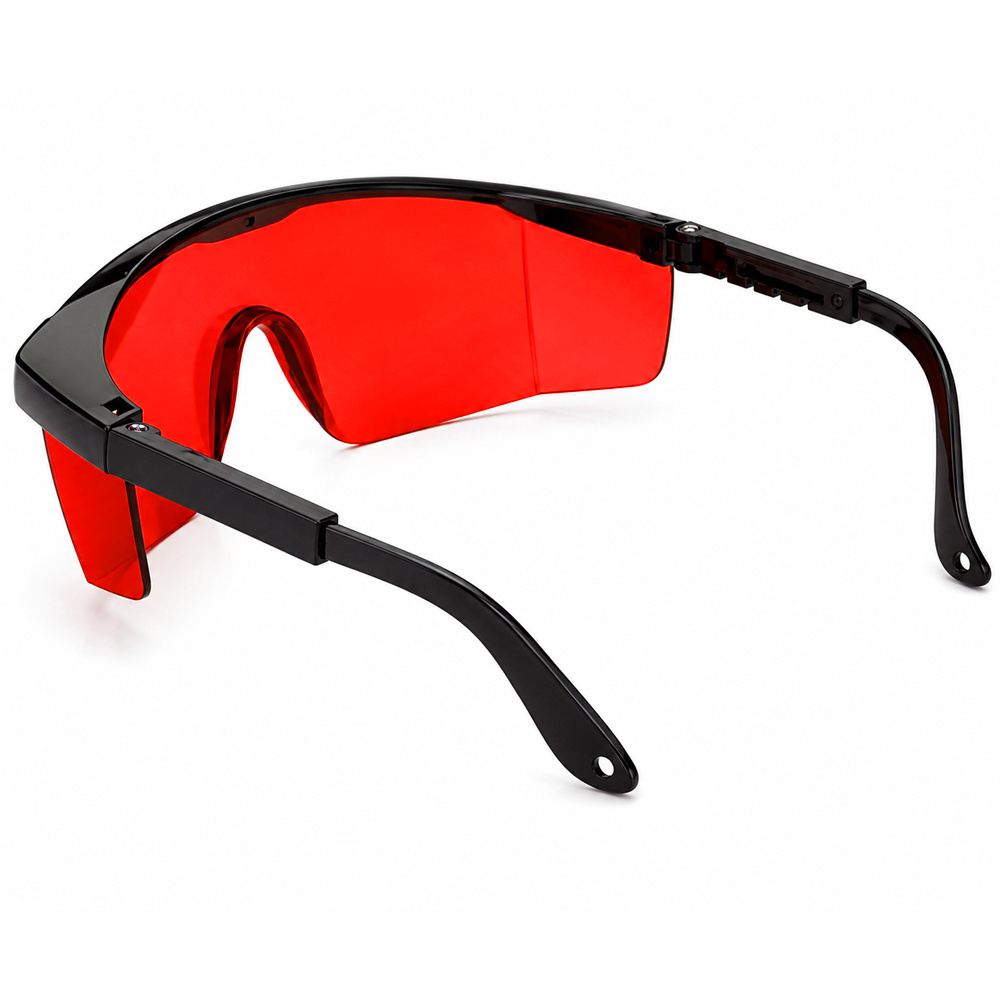 Laserbril Rood + Etui