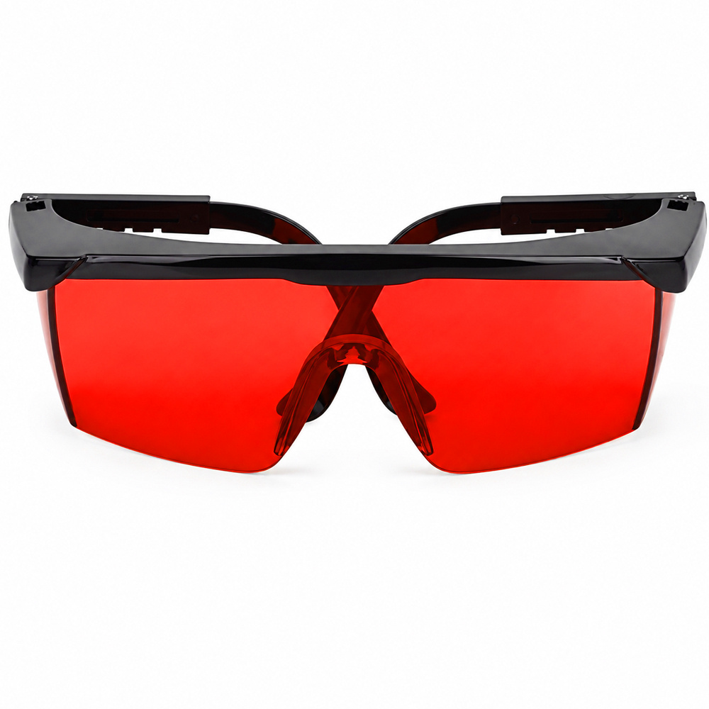Laserbril Rood + Etui