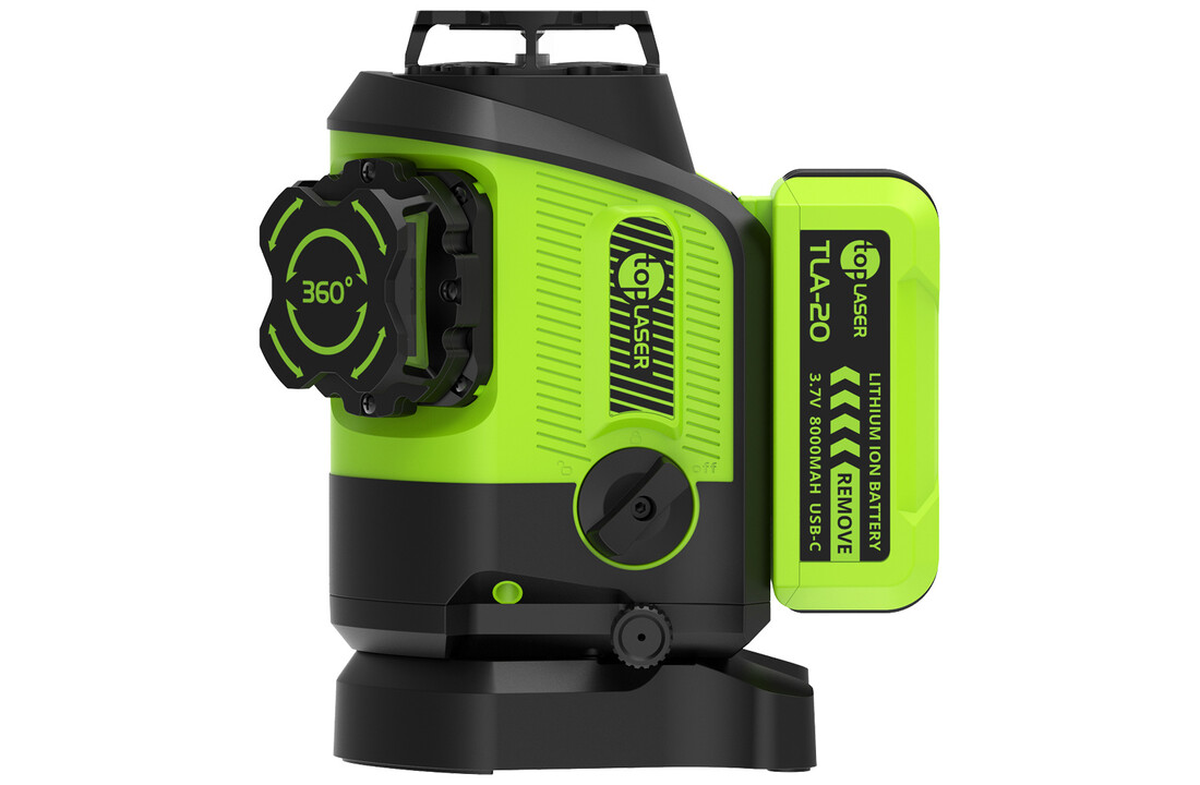 X3DP PRO 3x360° 3D Lijnlaser Groen