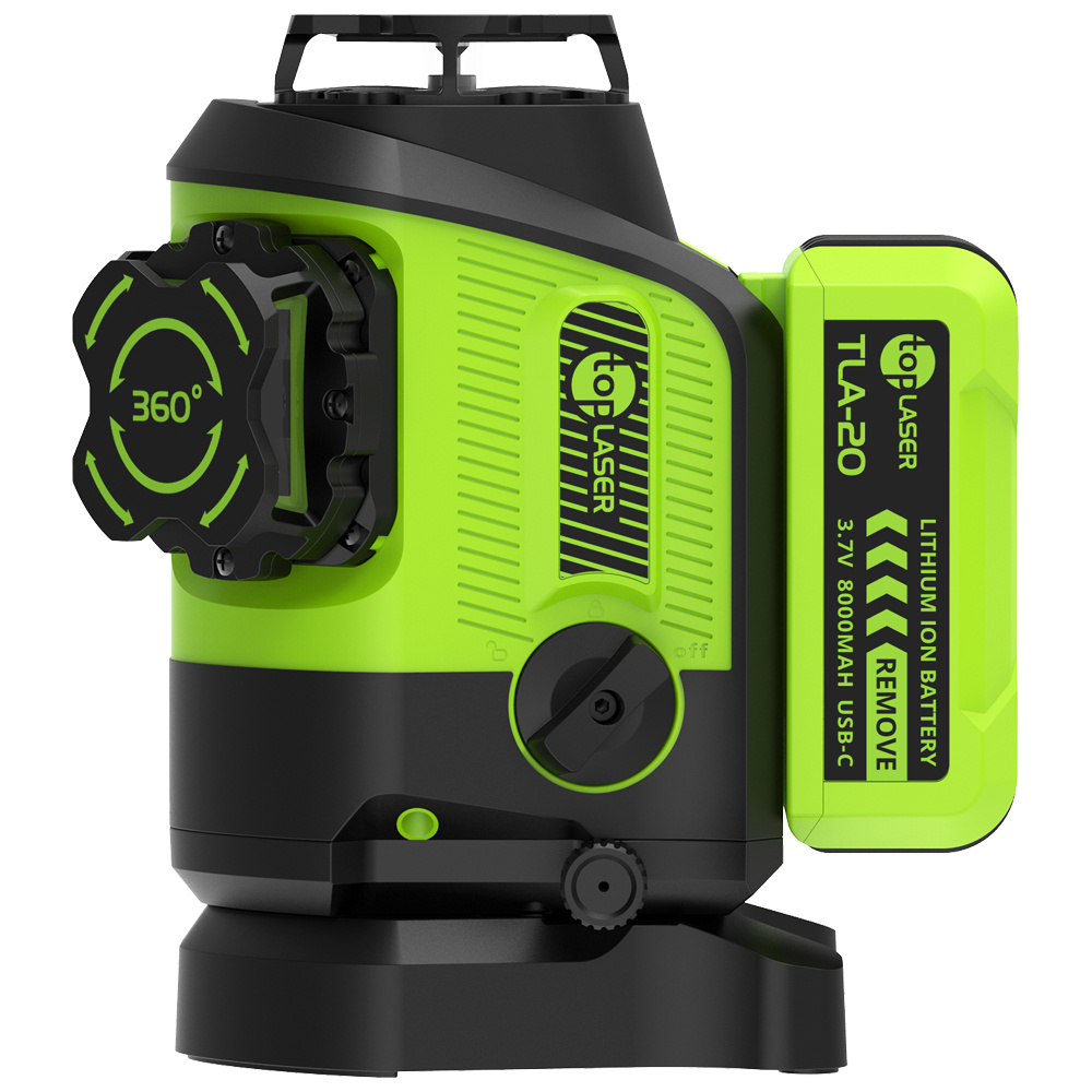 X3DP PRO 3x360° 3D Lijnlaser Groen