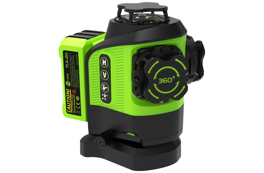 X3DP PRO 3x360° 3D Lijnlaser Groen