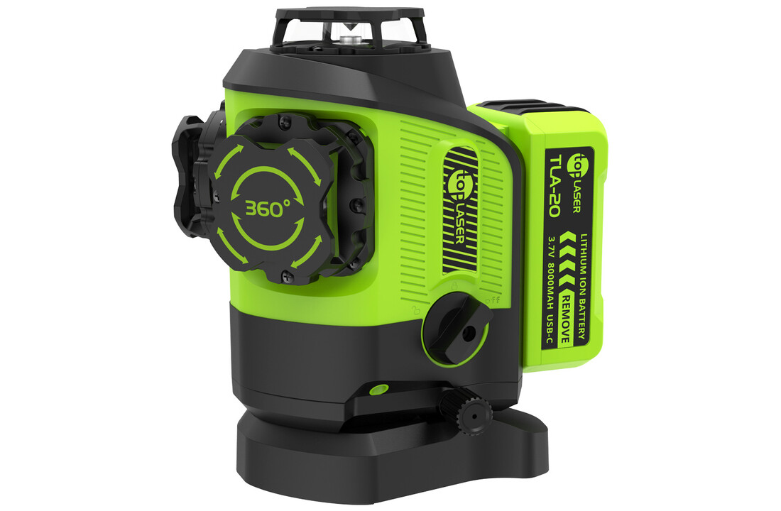 X3DP PRO 3x360° 3D Lijnlaser Groen