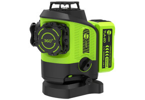 X3DP PRO 3x360° 3D Lijnlaser Groen