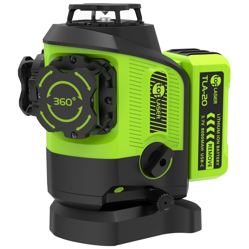 X3DP PRO 3x360° 3D Lijnlaser Groen