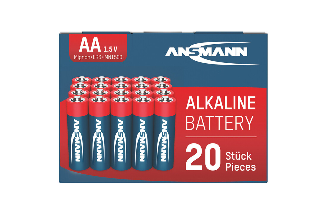 20x AA Alkaline Batterijen