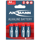 4x AA Alkaline Batterij Blister