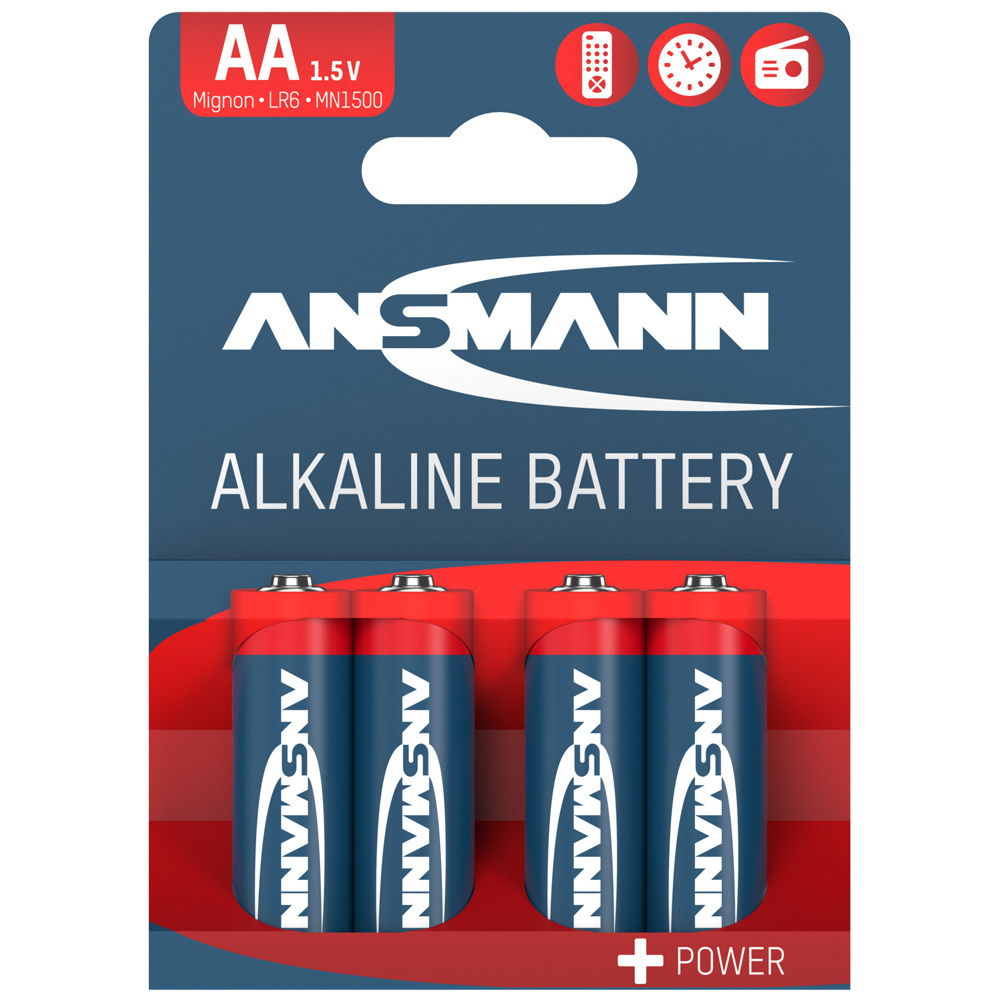 4x AA Alkaline Batterij Blister