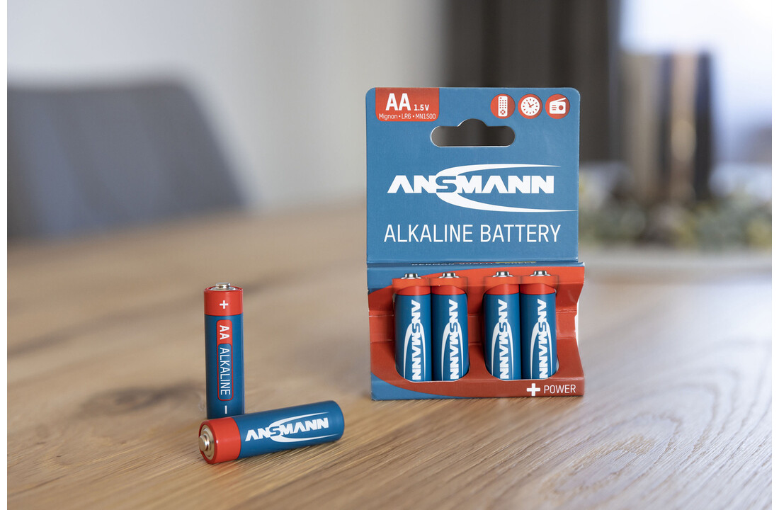 4x AA Alkaline Batterij Blister