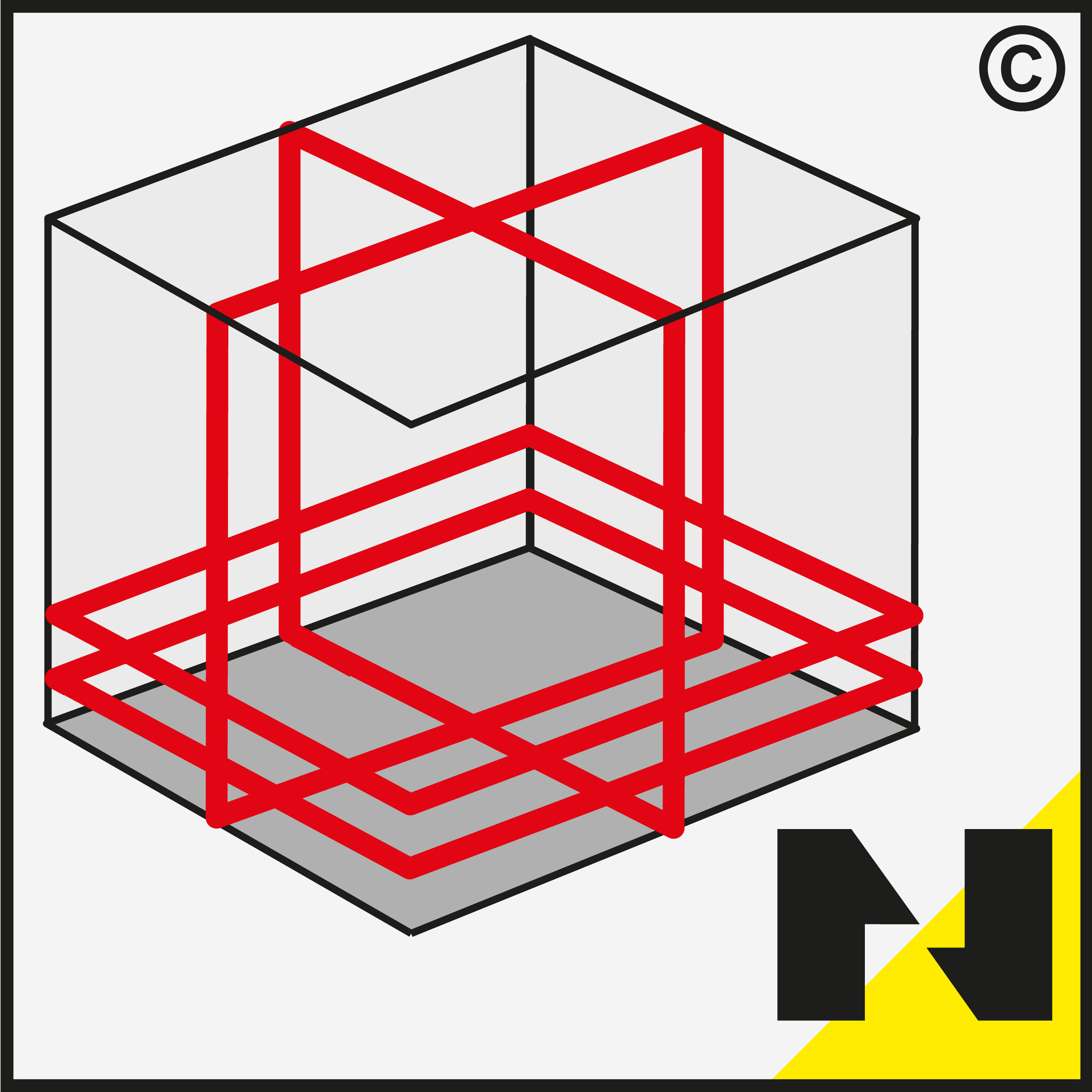 CL4R 4x360° Lijnlaser Rood