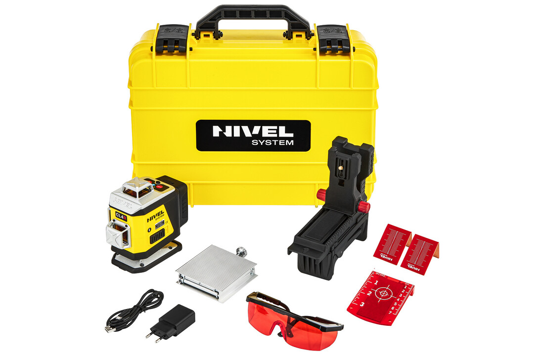 CL4R 4x360° Lijnlaser Rood