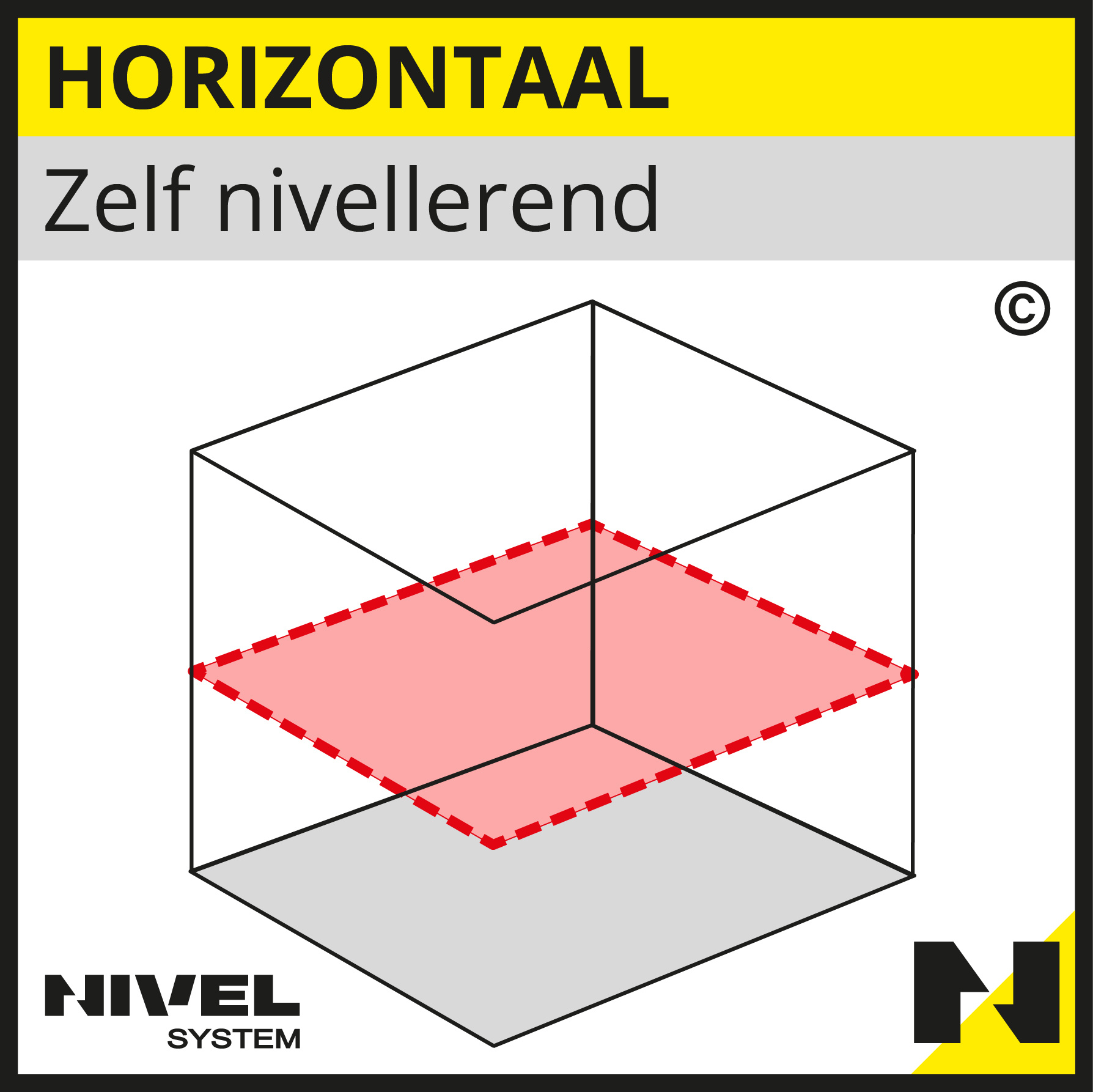 NL300R Bouwlaser Horizontaal