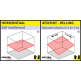 NL320R Bouwlaser Horizontaal + Afschot