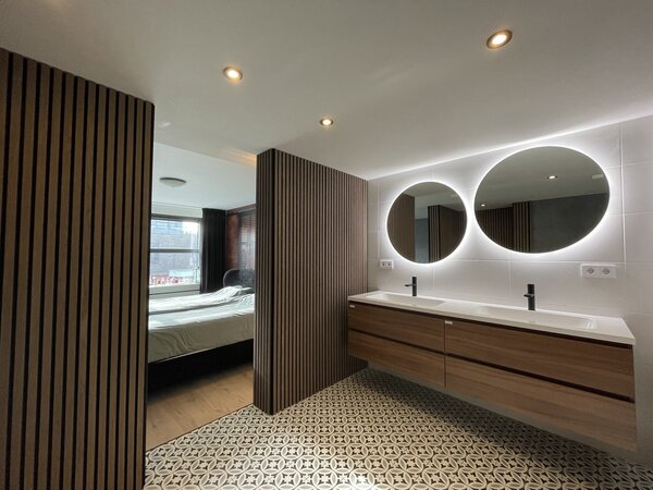 Oppio €25 PER PANEEL - 60x260 cm WALNOOT Eiken akoestische wand panelen