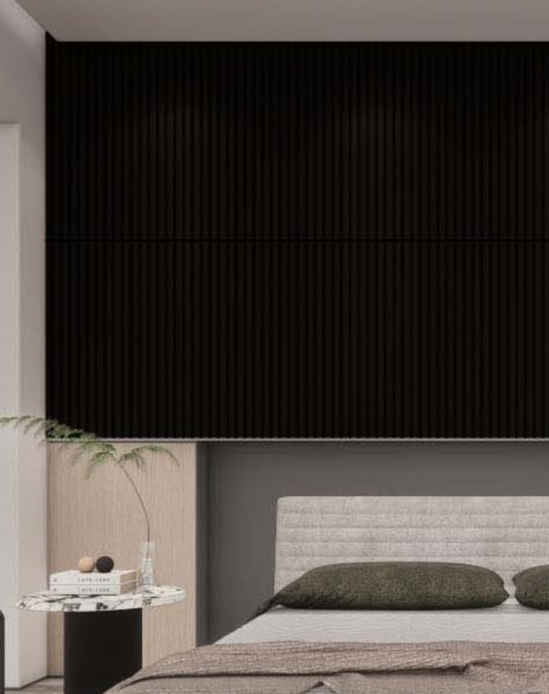 Oppio €10,- PER PANEEL - 60x60 cm ZWART Eiken akoestische wand panelen lattenwand met Vilt Oppio €10,- PER PANEEL - 60x60 cm ZWART Eiken akoestische wand panelen lattenwand met Vilt