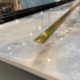 Oppio Eindprofiel tbv. PVC Wandpanelen - Goud Oppio Eindprofiel tbv. PVC Wandpanelen - Goud