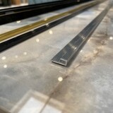 Oppio Eindprofiel tbv. PVC Wandpanelen - Zilver Oppio Eindprofiel tbv. PVC Wandpanelen - Zilver