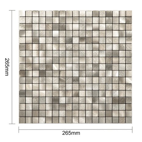 Oppio Geborsteld MINI blokjes Goud - Zelfklevend Mozaiek 265x265x4mm Oppio Geborsteld MINI blokjes Goud - Zelfklevend Mozaiek 265x265x4mm