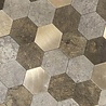 Oppio Bruin-Koper MIX HEXAGON - Zelfklevend Mozaiek 288x280x4mm Oppio Bruin-Koper MIX HEXAGON - Zelfklevend Mozaiek 288x280x4mm