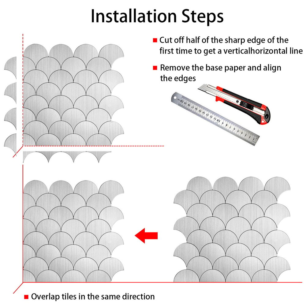 Oppio XL Zilver Schelpjes - Zelfklevend Mozaiek 266x266x4mm Oppio XL Zilver Schelpjes - Zelfklevend Mozaiek 266x266x4mm