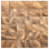 Oppio XL Geborsteld Brons - Grote blokken - Zelfklevend Mozaiek 305x305x4mm Oppio XL Geborsteld Brons - Grote blokken - Zelfklevend Mozaiek 305x305x4mm